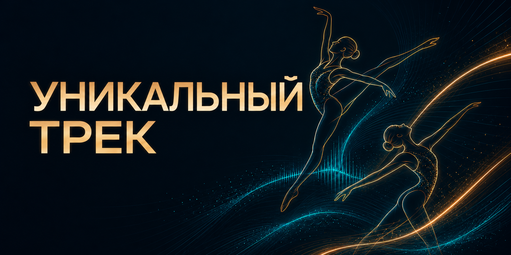 Уникальный трек: спортсменки и музыкальная волна